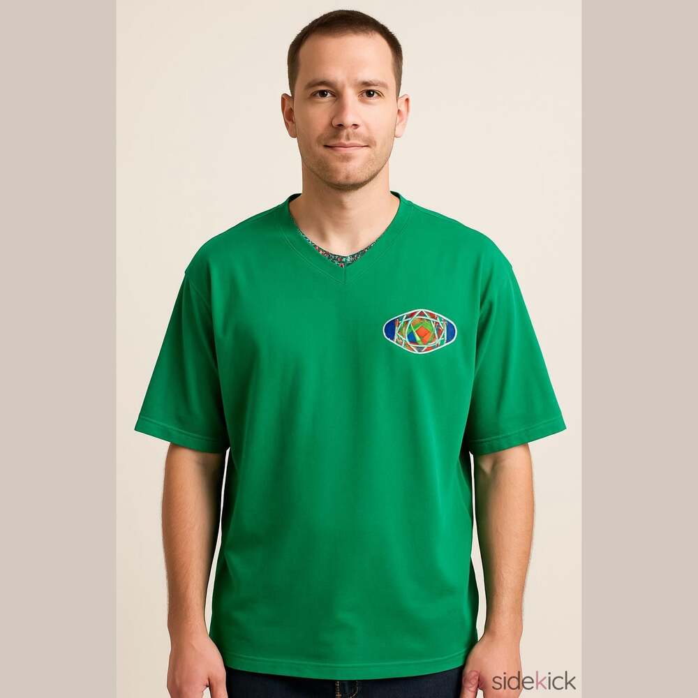 COOGI Men’s Kelly Green Embroidered Short Sleeve Tee Shirt, Size XXXL. - Picture 2 of 14
